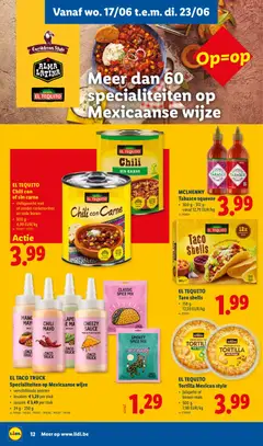 EL TEQUITO Taco shells, 158 g - Voorbeeld van een folder van Lidl, geldig van 15.06.2026 | Pagina: 12