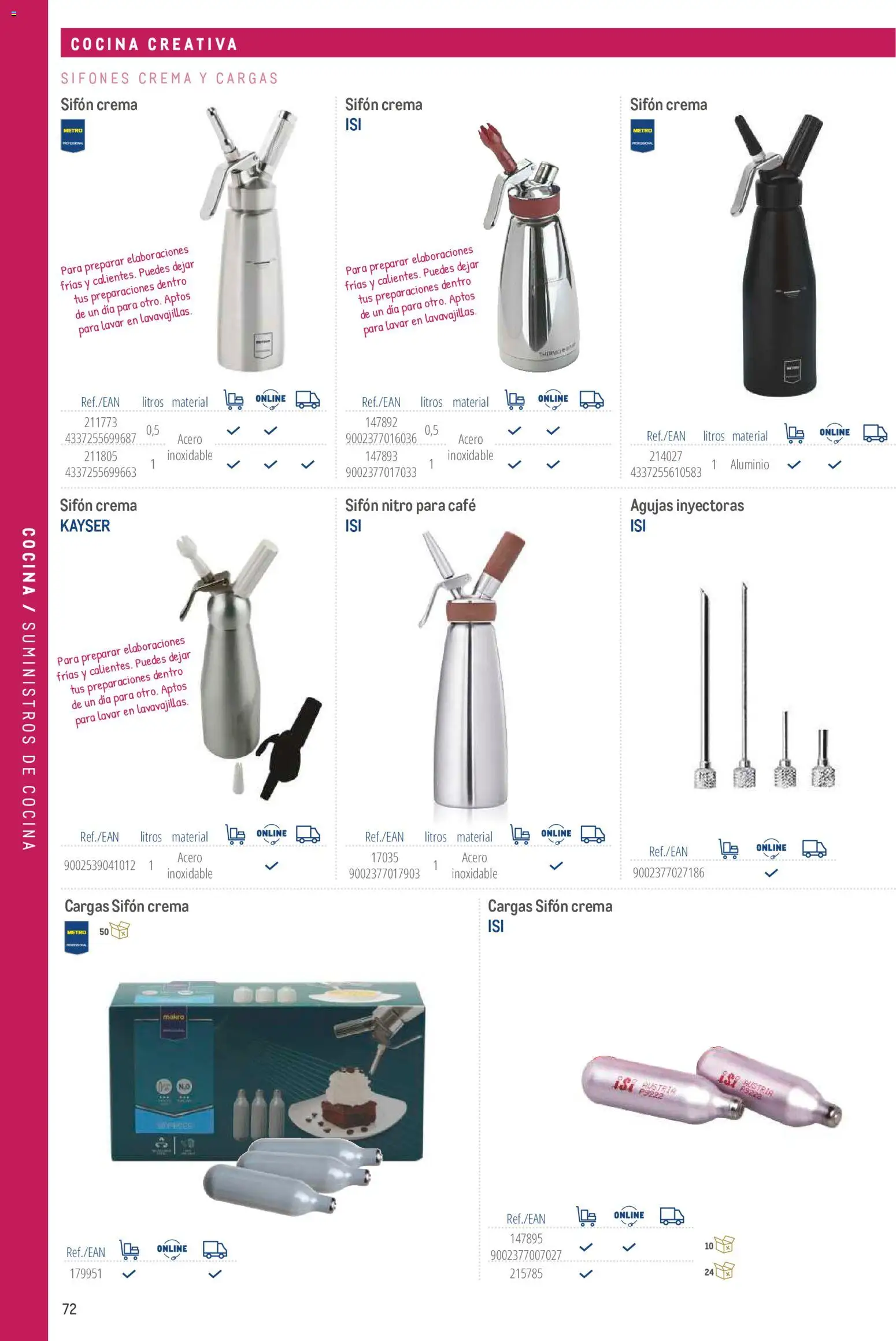 Makro catálogo │ válido desde el 19/06/2024 | Página: 72 | Productos: Café, Crema, Cocina