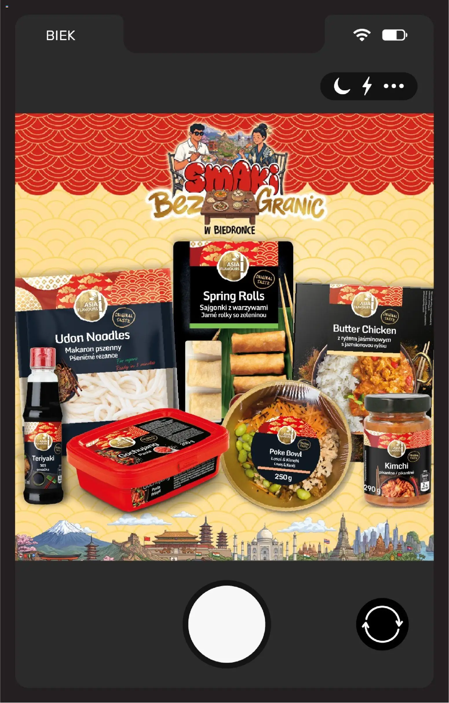 Biedronka gazetka - Biek od 21.08.2026 | Strona: 8 | Produkty: Kimchi, Łosoś, Pasta, Makaron