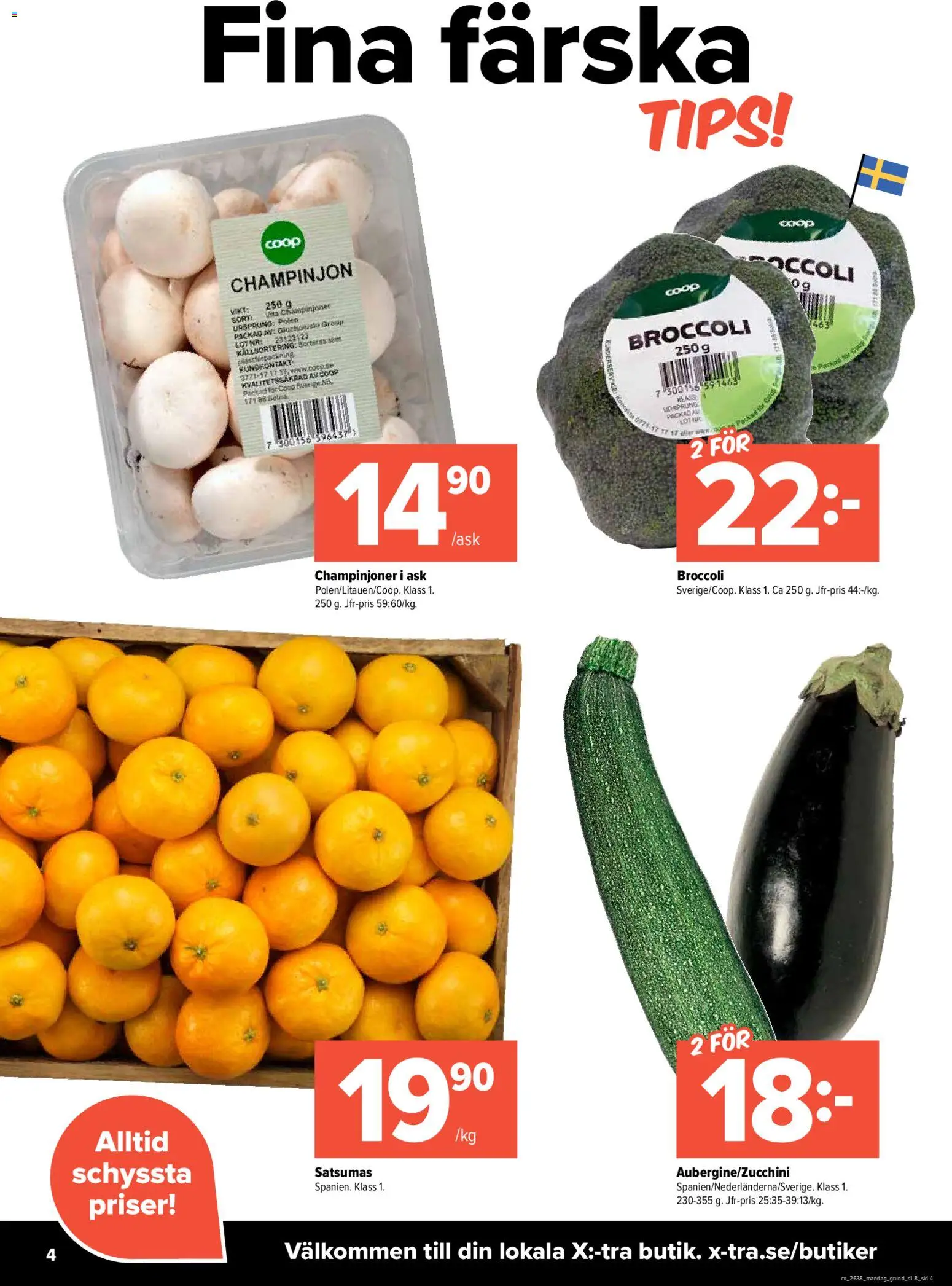 Coop X:-TRA reklamblad aktuell från 14/09/2026 | Sida: 4
