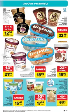 Pogląd oferty "Carrefour gazetka" - ważna od 04.05.2026 | Strona: 37 | Produkty: Czekolady, Nutella, Tiramisu, Big Milk