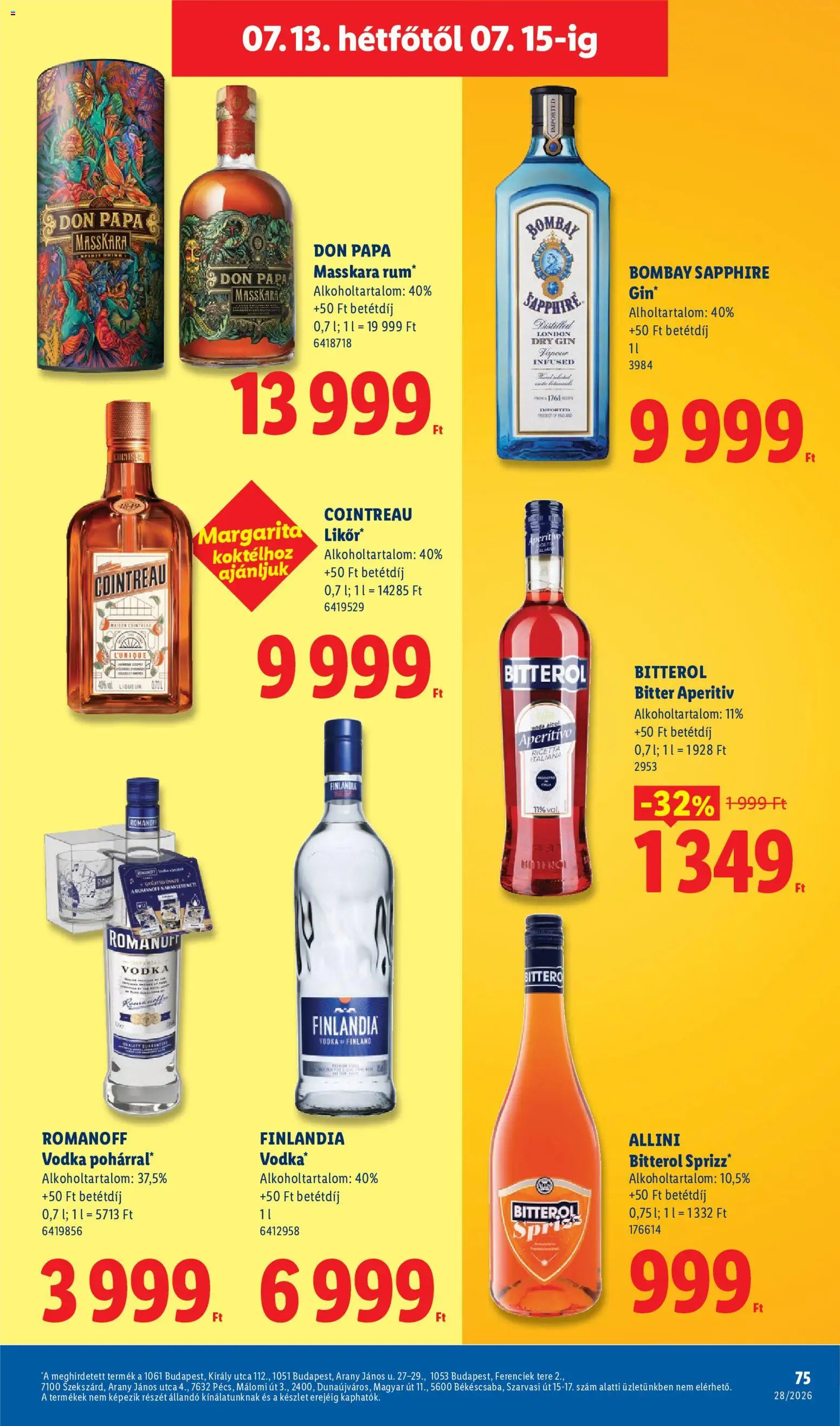 Lidl akciós ujság - amely érvényes a következő dátumtól: 2026.07.09. | Oldal: 75