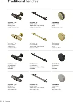 Preview of B&Q - Kitchens valid from 21/06/2026 | Page: 184 | Products: Handles, Knob