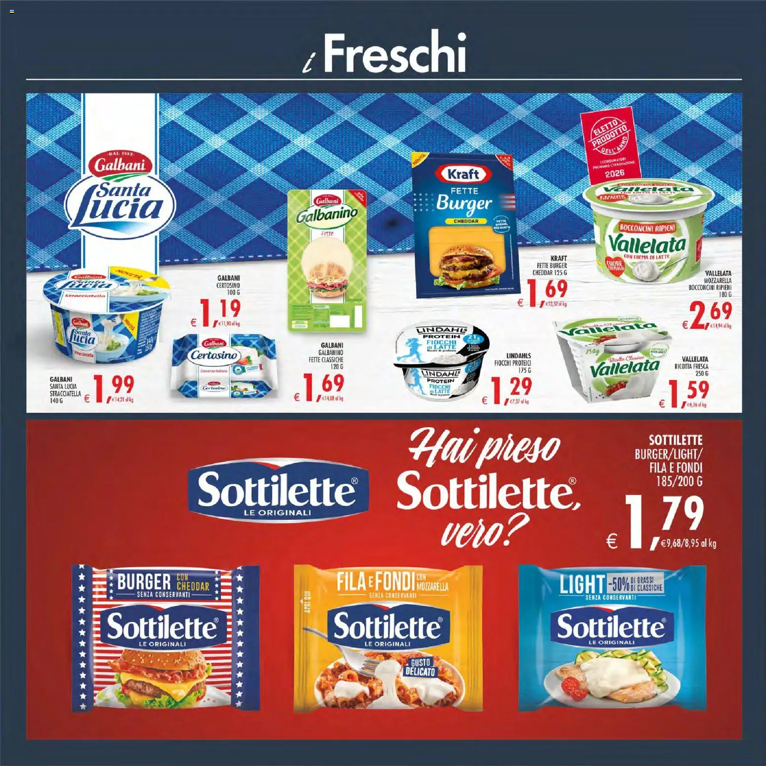 Volantino Decò del 23/10/2026 | Pagina: 14 | Prodotti: Crema, Mozzarella, Latte, Stracciatella