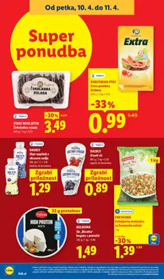 Lidl katalog akcije – veljaven od 04.06.2026 | Stran: 44 | Izdelki: Zrnati sir, Skyr, Rolada, Sir