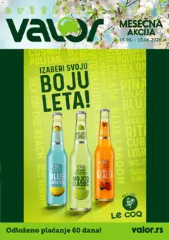 Valor katalog - pregled Valor kataloga - važi od 16.05.2026