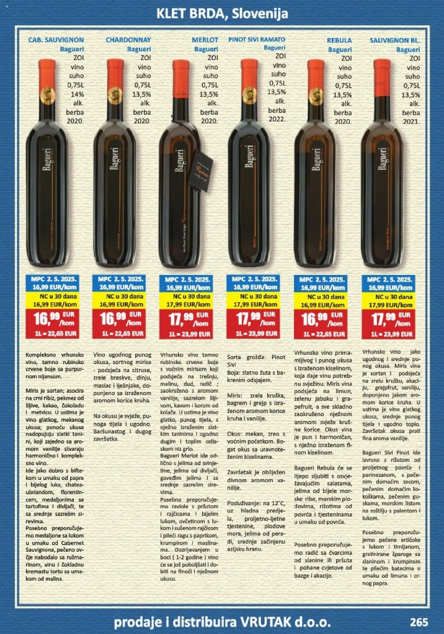 Vrutak katalog | vrijedi od 01.11.2025 | Stranica: 265 | Proizvodi: Pekmez, Miris, Maslac, Grejp