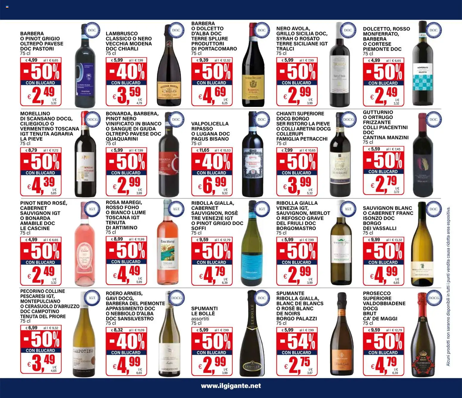 Volantino Il Gigante del 21.05.2026 | Pagina: 17 | Prodotti: Prosecco, Spumante, Pecorino