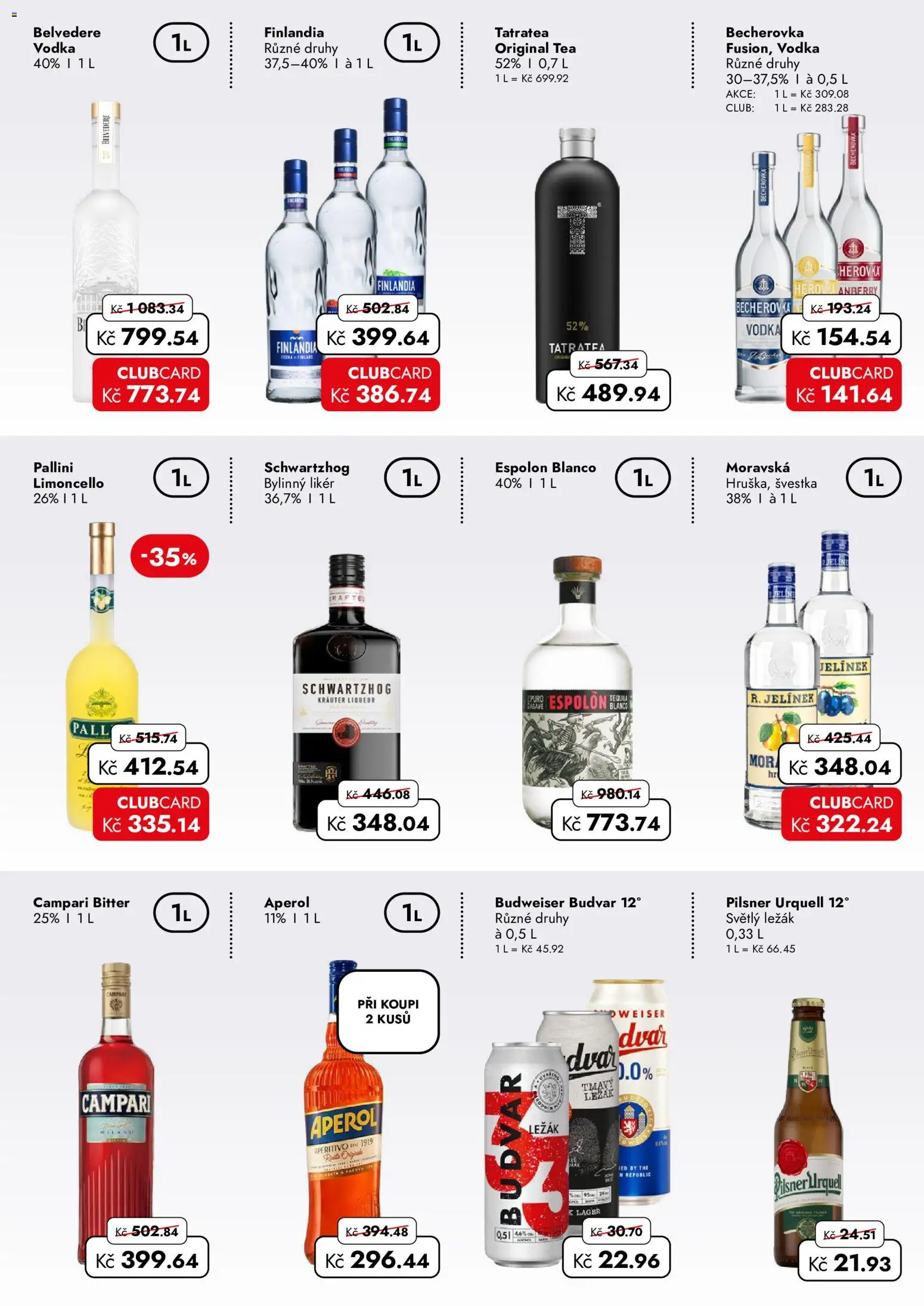 Travel Free leták od 24.07.2026 | Strana: 3 | Produkty: Budvar, Campari, Aperitivo, Jelínek