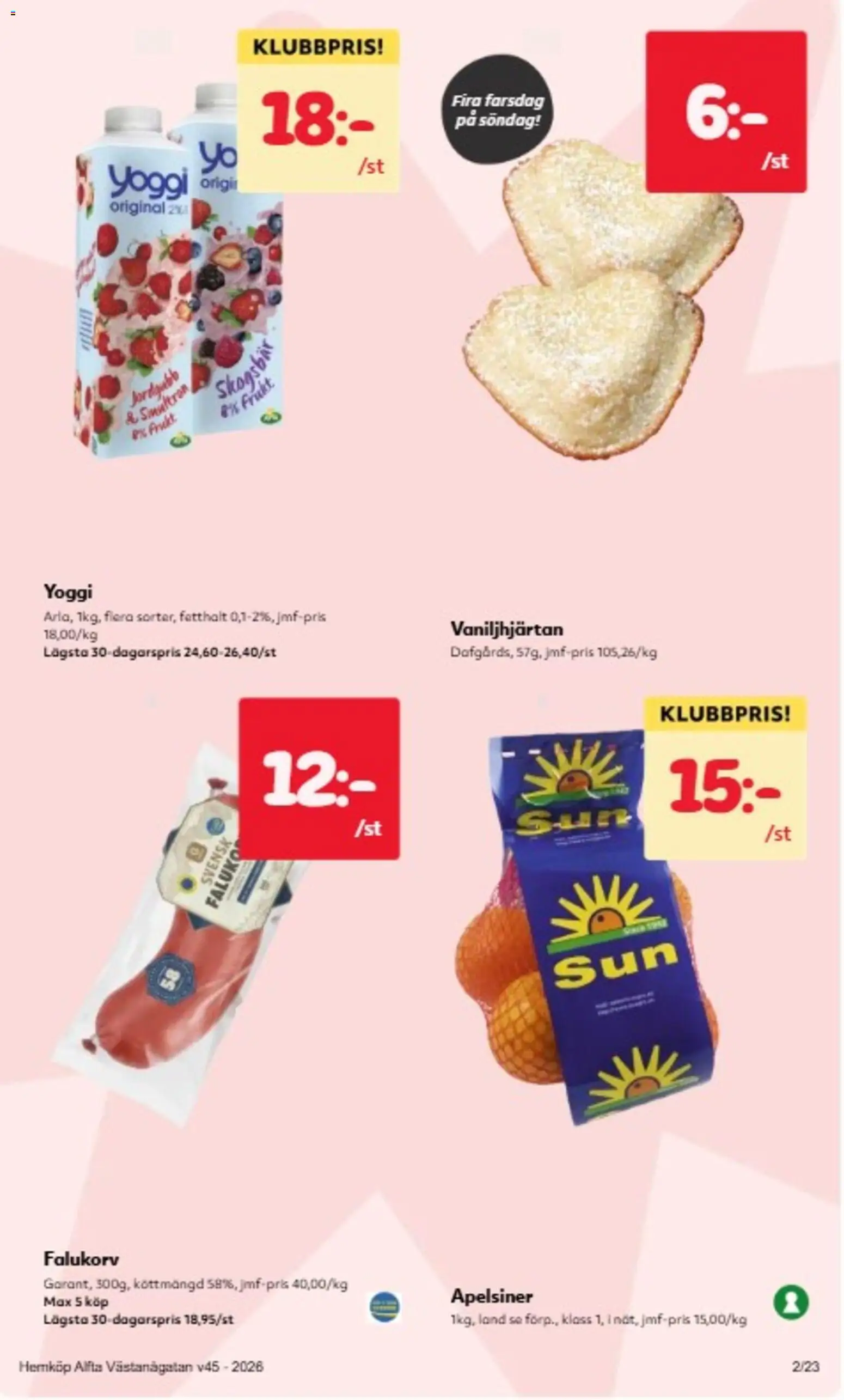 Hemköp reklamblad aktuell från 02/11/2026 | Sida: 2