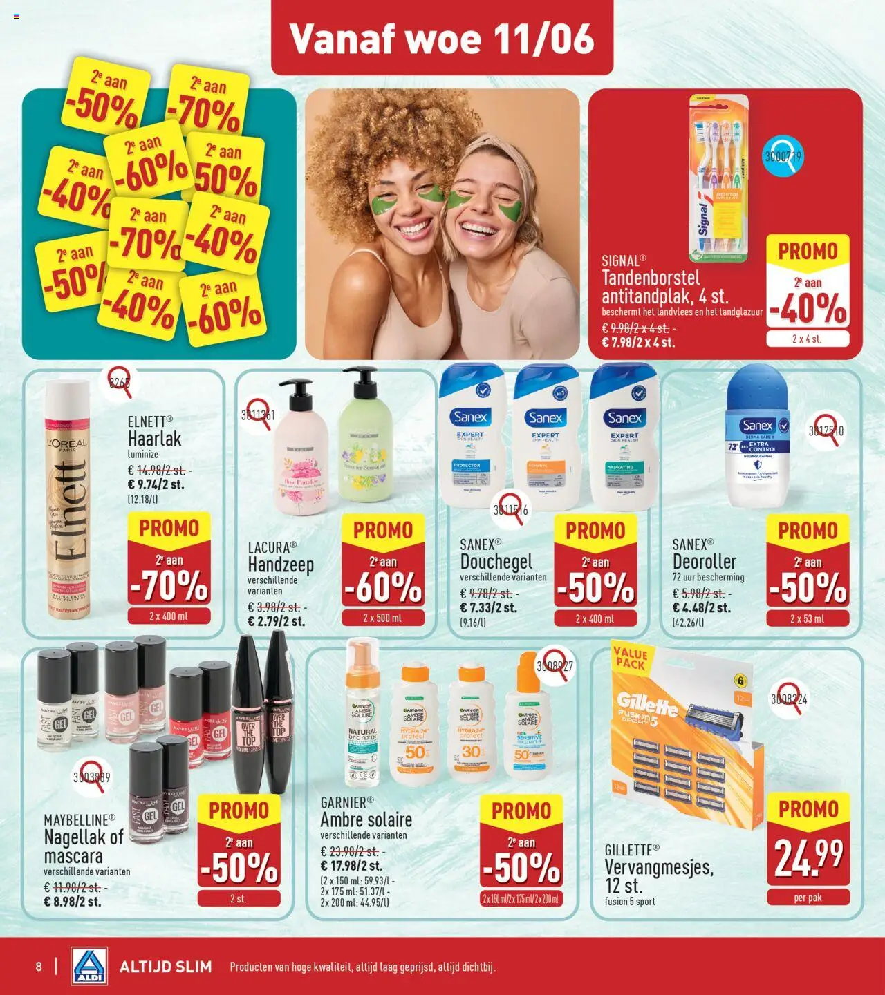 {H1} | Pagina: 8 | Producten: Handzeep, Mascara, Nagellak, Haarlak