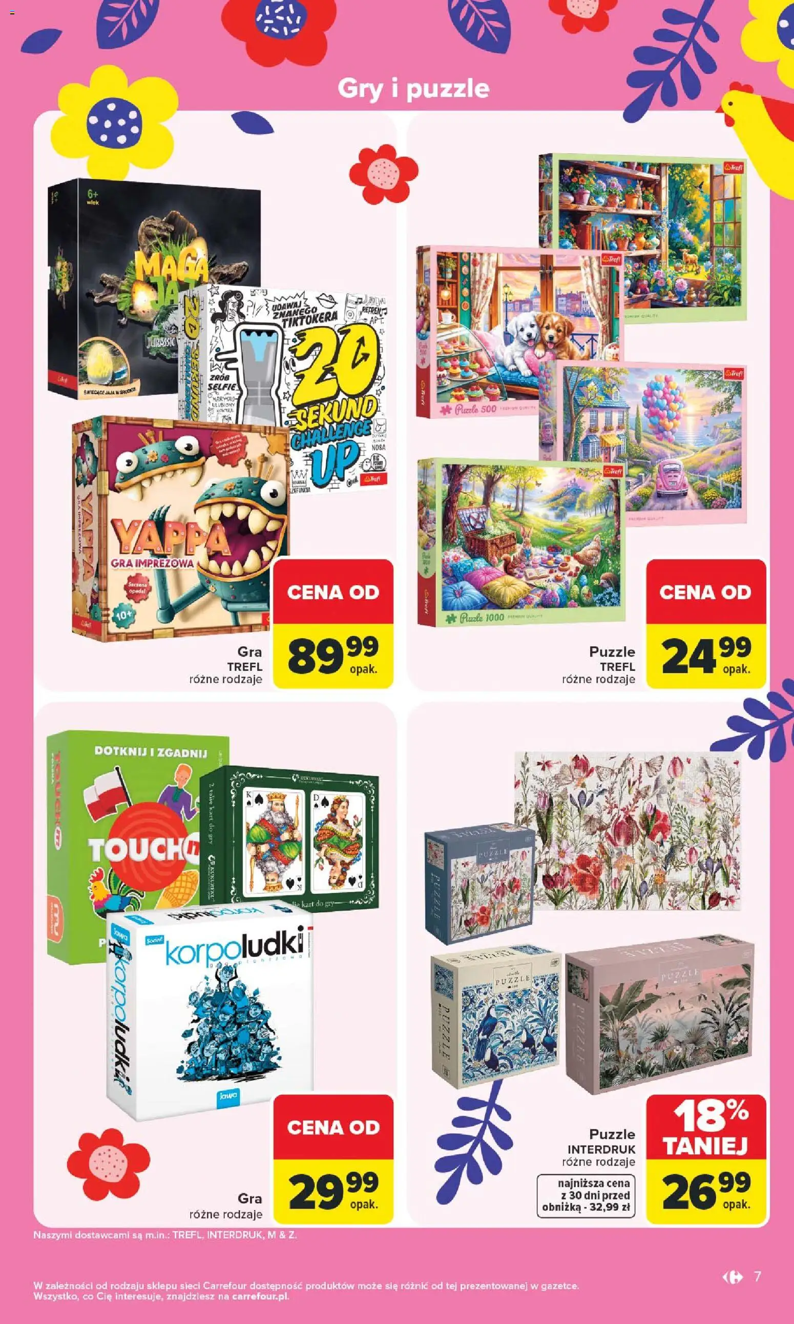 Carrefour gazetka - Łap Wielkanocne okazje od 16.03.2026 | Strona: 7 | Produkty: Gra, Gry, Jaja