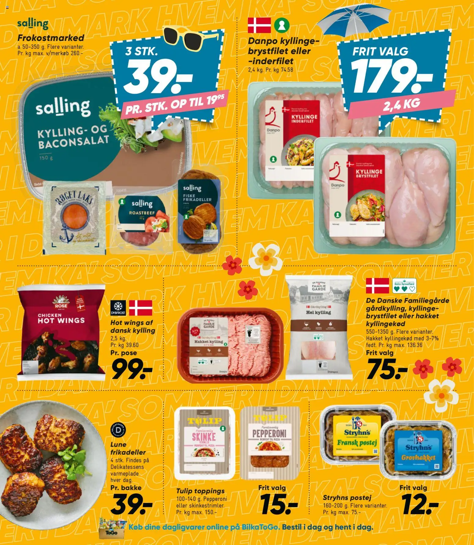 Bilka tilbudsavis – gyldig fra 10/07/2026 | Side: 15 | Produkter: Skinke, Pizza, Kyllingekød, Roastbeef