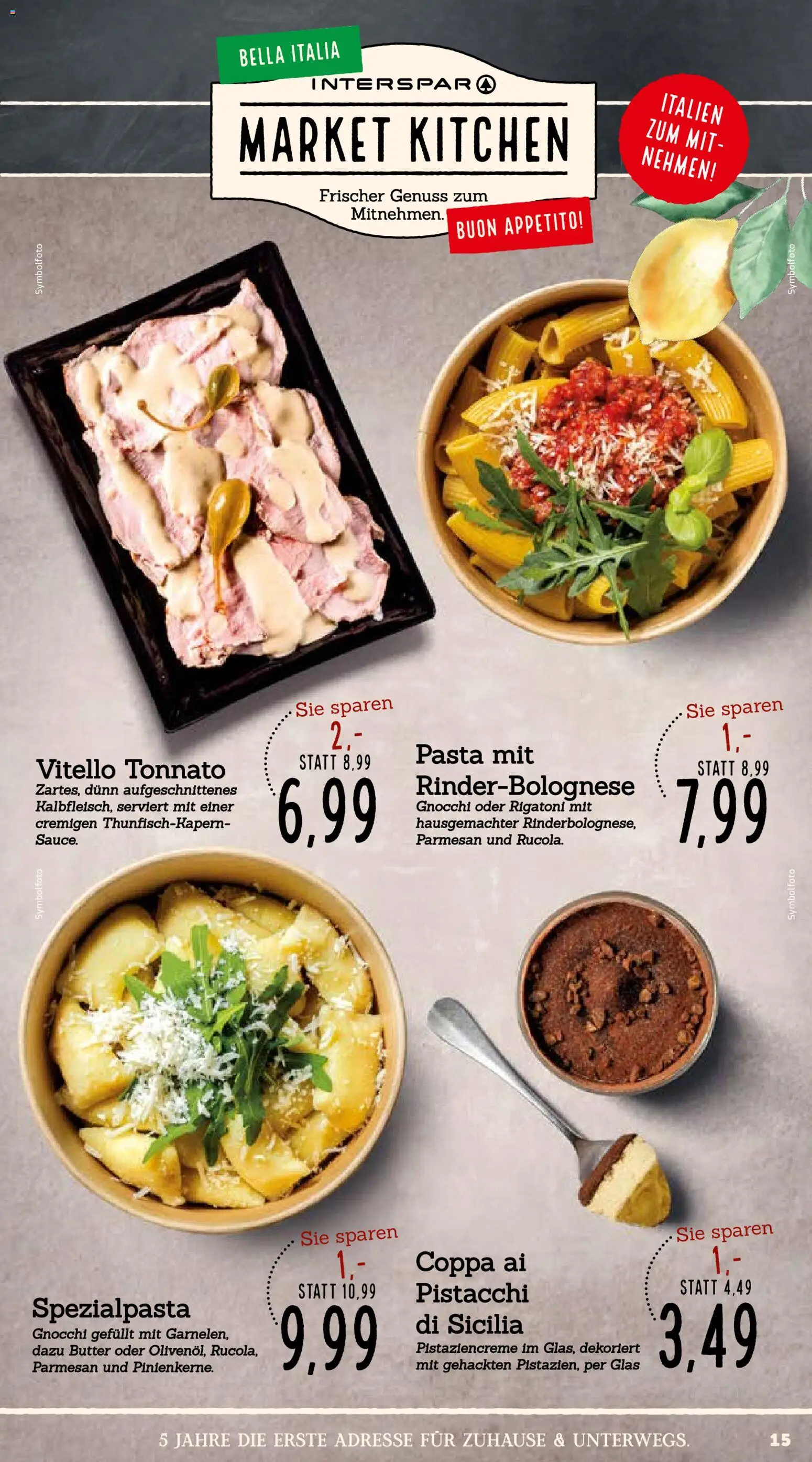 Interspar 5 Jahre am Schottentor gültig ab 21.05.2026 | Seite: 15 | Produkte: Pasta, Butter