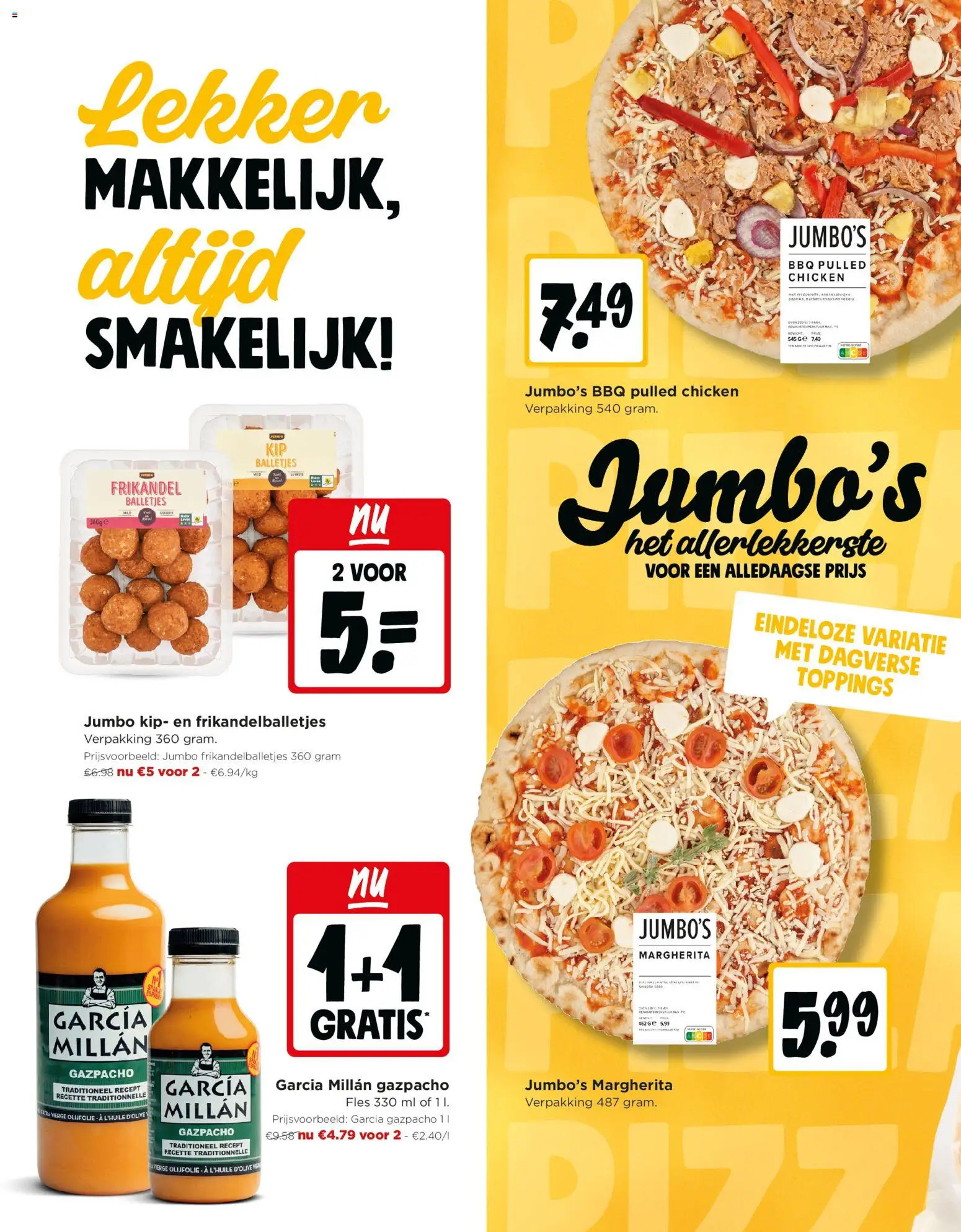 {H1} | Pagina: 8 | Producten: Fles, Gewicht, Kip, Pulled chicken