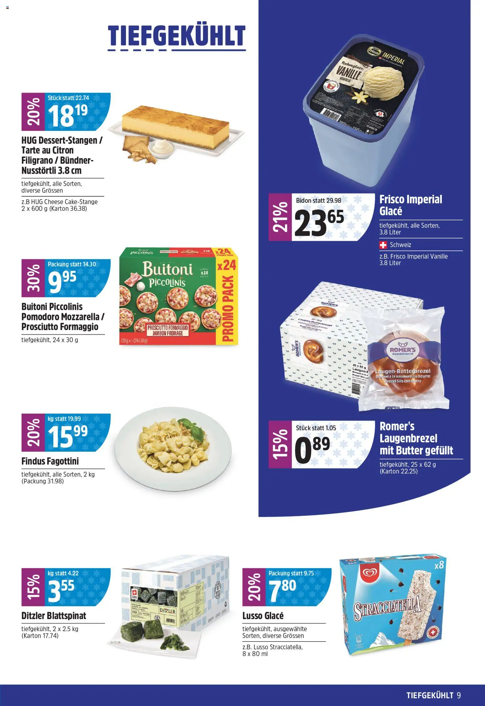 TopCC aktionen – gültig ab 10.08.2026 | Seite: 9 | Produkte: Glace, Butter