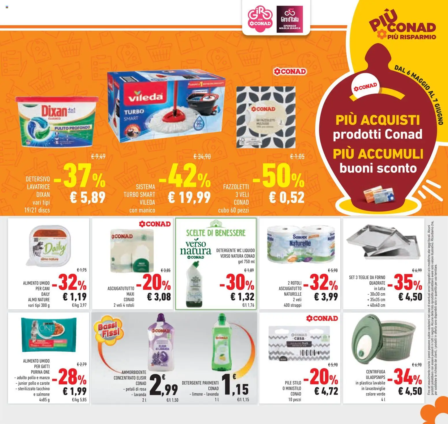 Volantino Conad del 20.05.2026 | Pagina: 35 | Prodotti: Pollo, Salmone, Carote, Limone