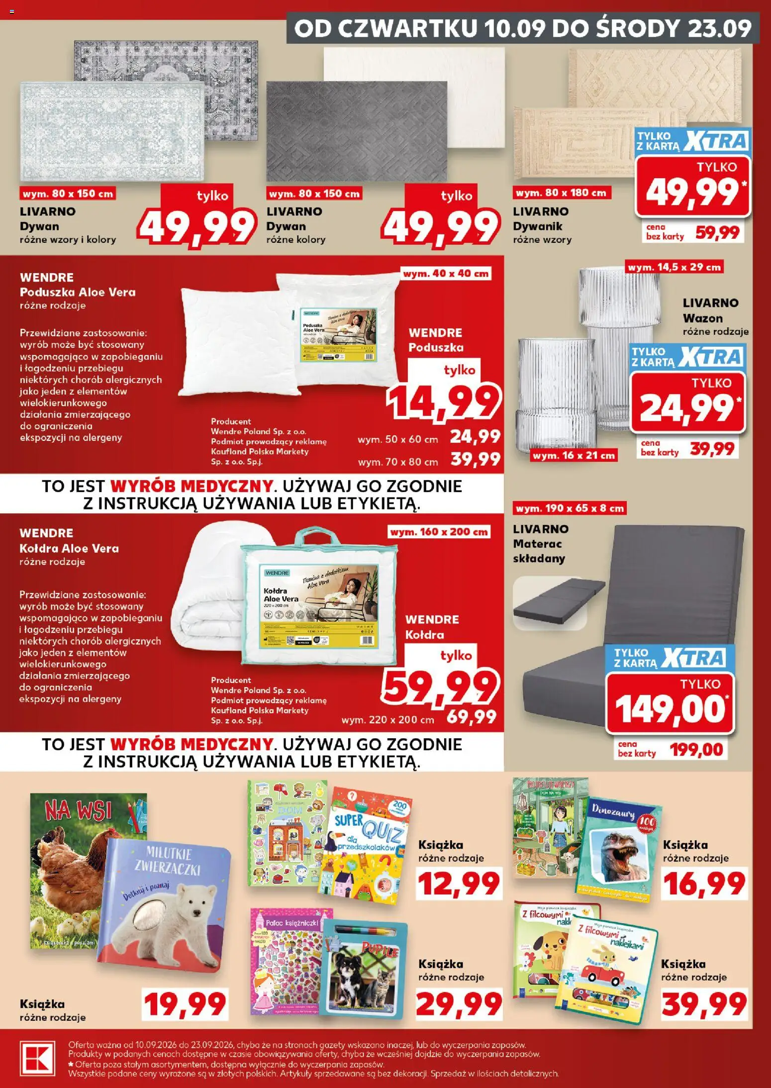 Kaufland Polsko leták - Złap okazje od 10.09.2026 | Strana: 15 | Produkty: Aloe vera, Karty