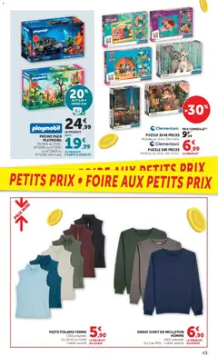 Hyper U - Prévisualisation de Hyper U catalogue valide à partir de 08/09/2026 | Page: 43 | Produits: Playmobil, Veste polaire femme, Polaire, Veste