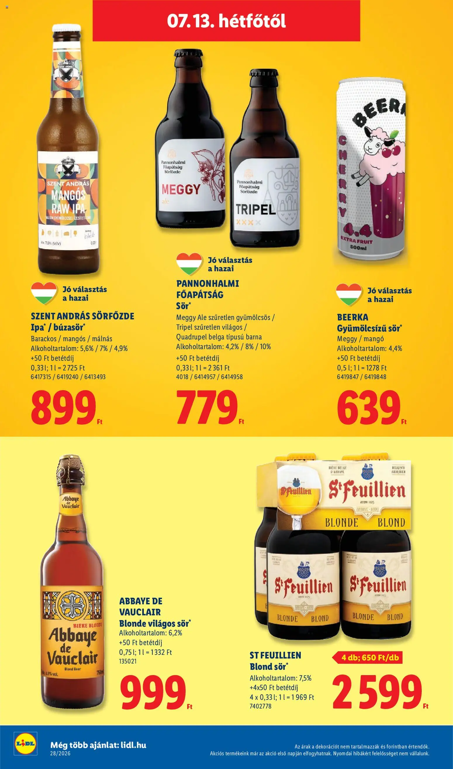 Lidl akciós ujság - amely érvényes a következő dátumtól: 2026.07.09. | Oldal: 76