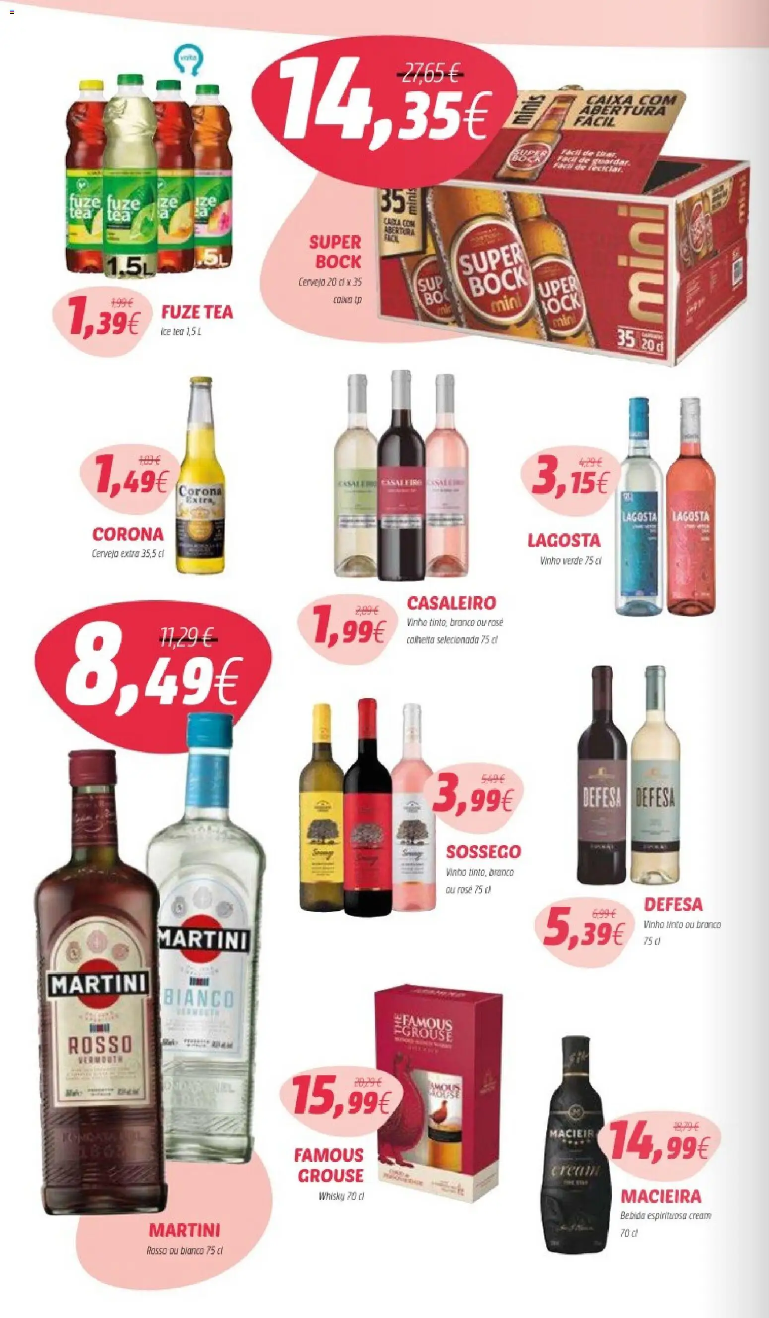 Coviran folheto │ válido de 20/10/2026 | Página: 14 | Produtos: Martini, Caixa, Vinho, Cerveja