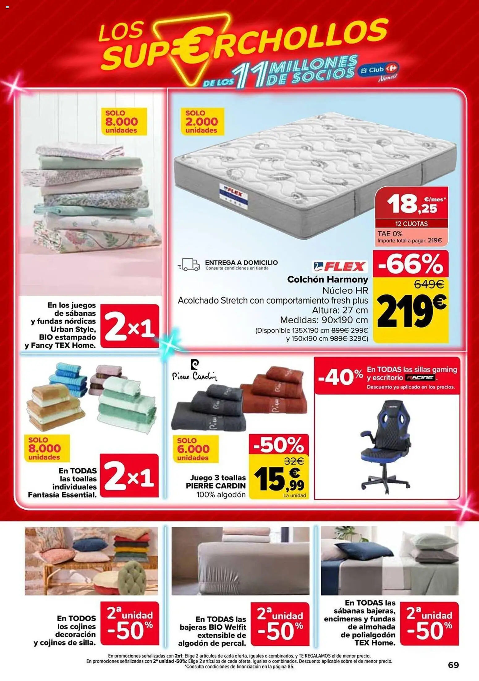 Carrefour folleto │ válido desde el 12.05.2026 | Página: 69 | Productos: Colchon, Almohada