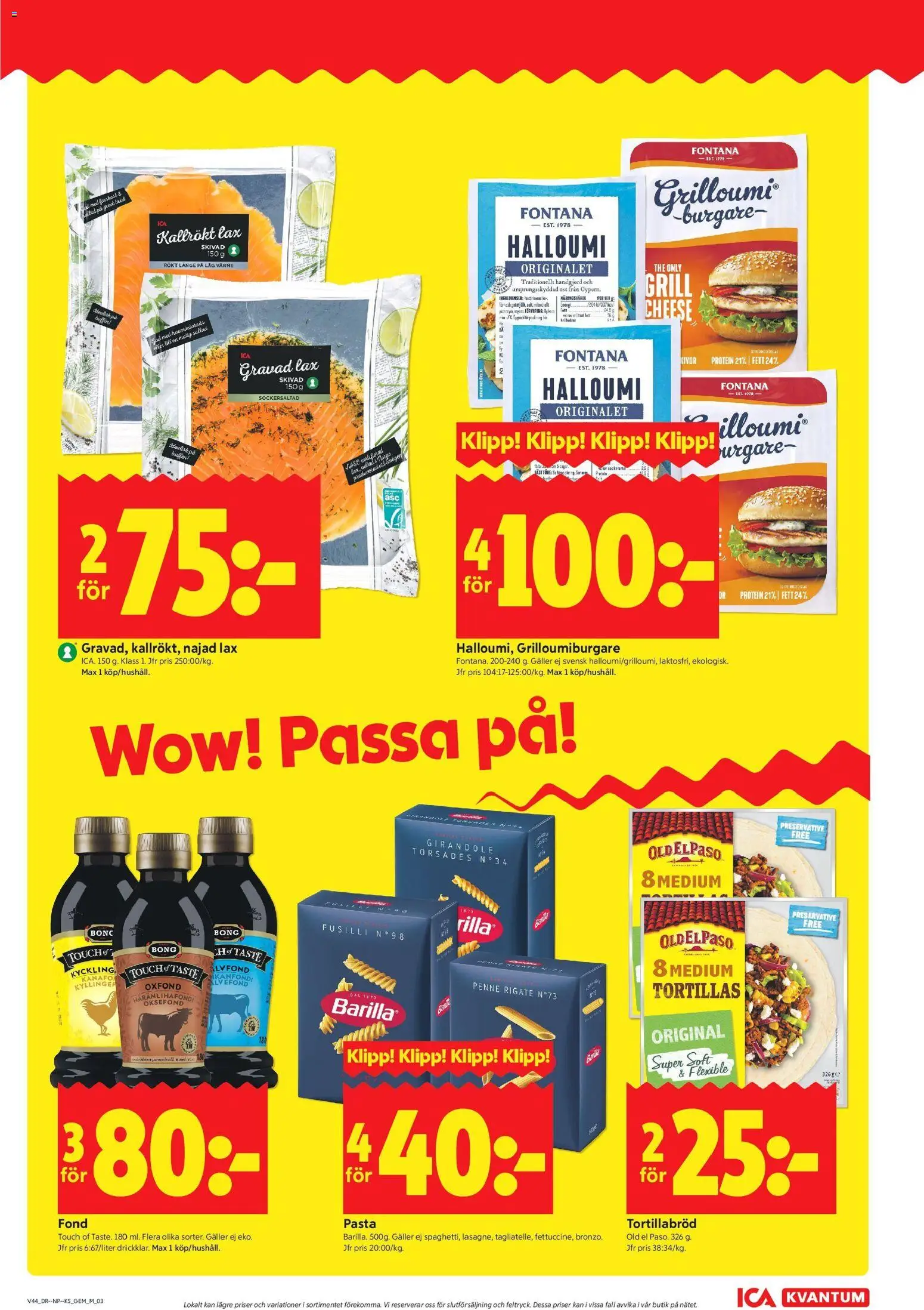 ICA Kvantum reklamblad aktuell från 26/10/2026 | Sida: 3