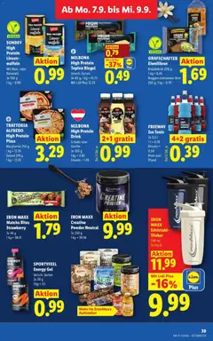 TRATTORIA ALFREDO High Protein Pizza, Margherita 254 g, Salami 274 g ab 03.09.2026 gültig | Seite: 48 | Produkte: Matcha, Waffeln, Eiweißbrot, Brot