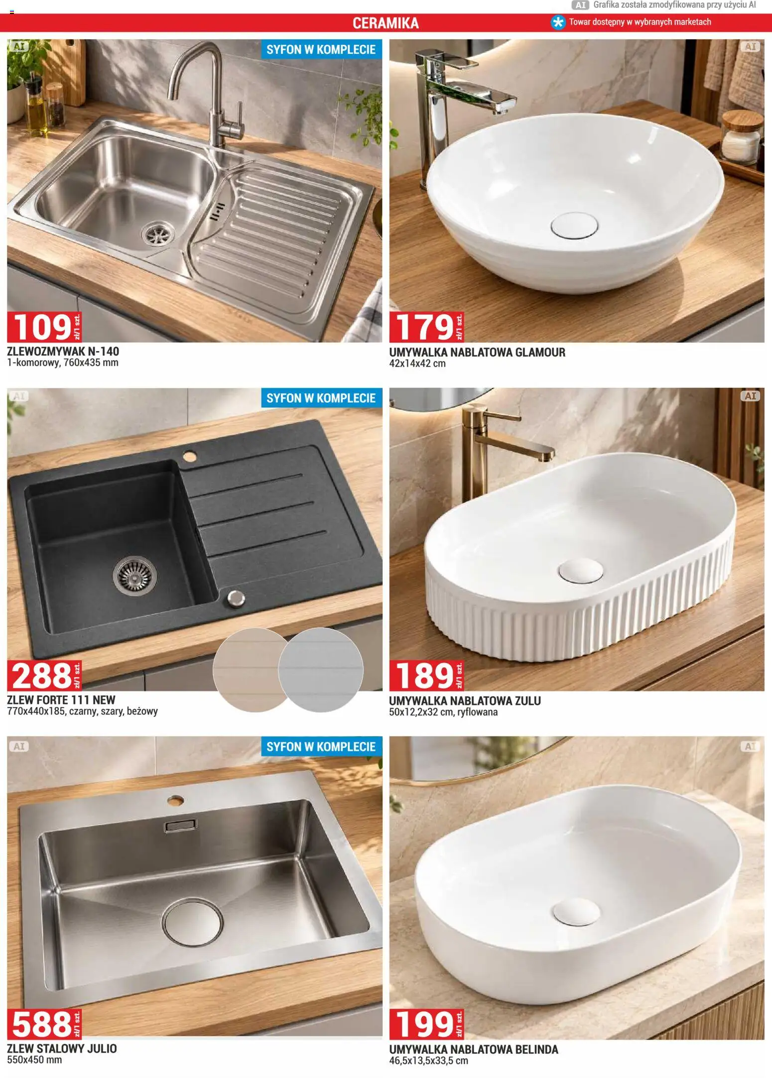 Merkury Market gazetka od 01.11.2026 | Strona: 56 | Produkty: Umywalka