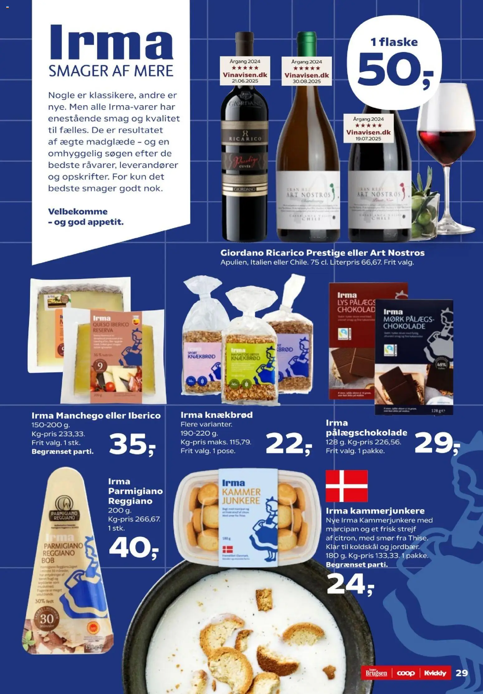 Kvickly tilbudsavis – gyldig fra 22.05.2026 | Side: 33 | Produkter: Chokolade, Koldskål, Knækbrød, Pålægschokolade