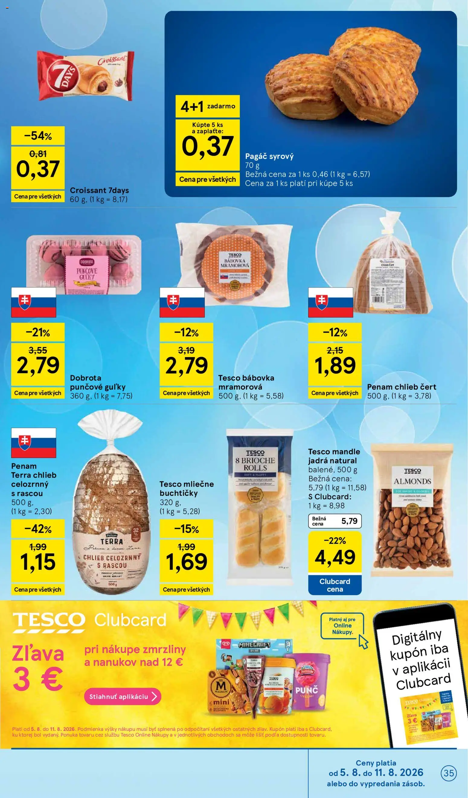 Nové Tesco akcie – leták je platný od 05.08.2026 | Strana: 35