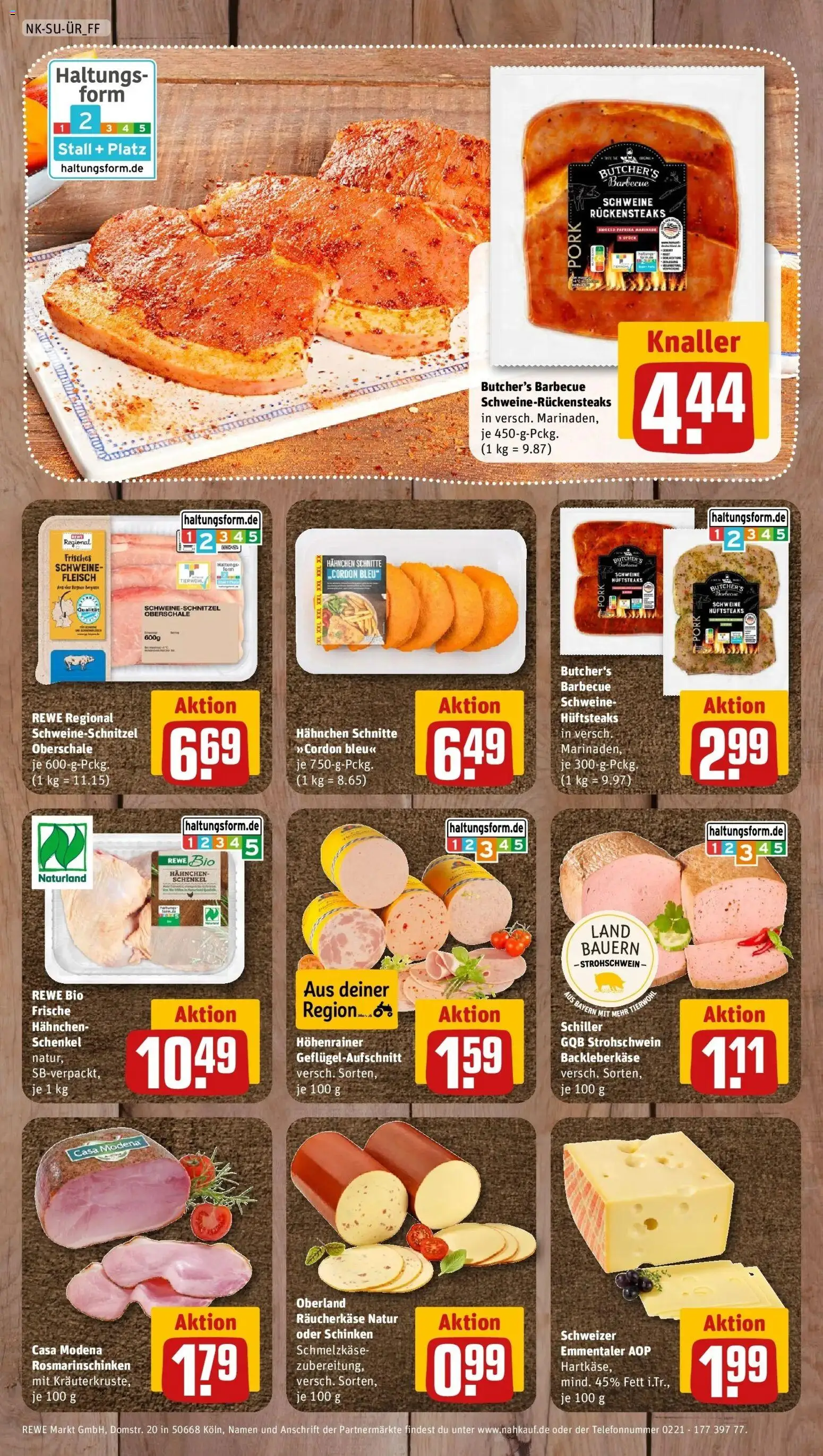 Rewe Prospekt München – gültig ab 06.07.2026 | Seite: 8 | Produkte: Hahnchen, Paprika, Schinken, Fleisch