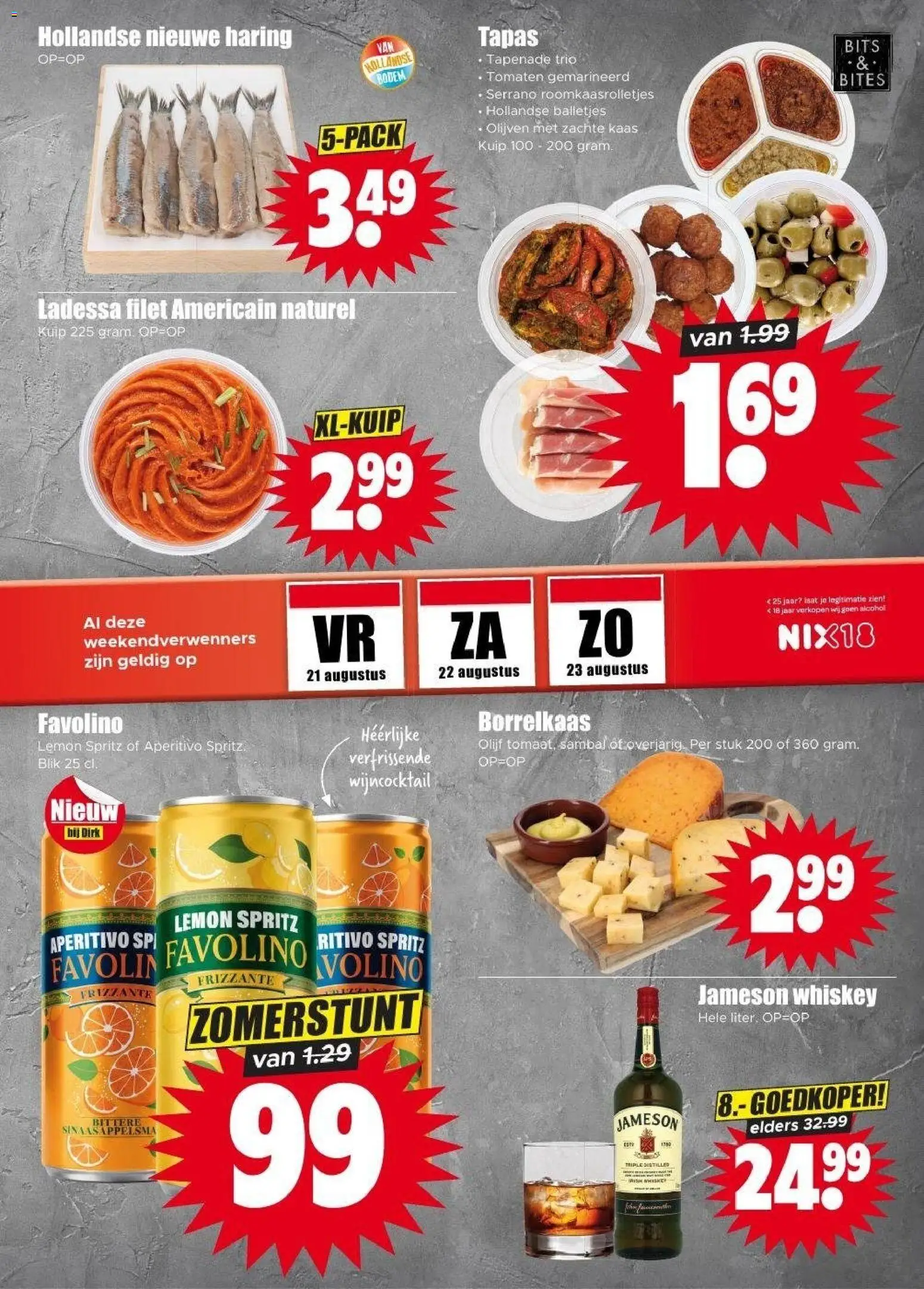 {H1} | Pagina: 29 | Producten: Haring, Kaas, Filet, Jameson