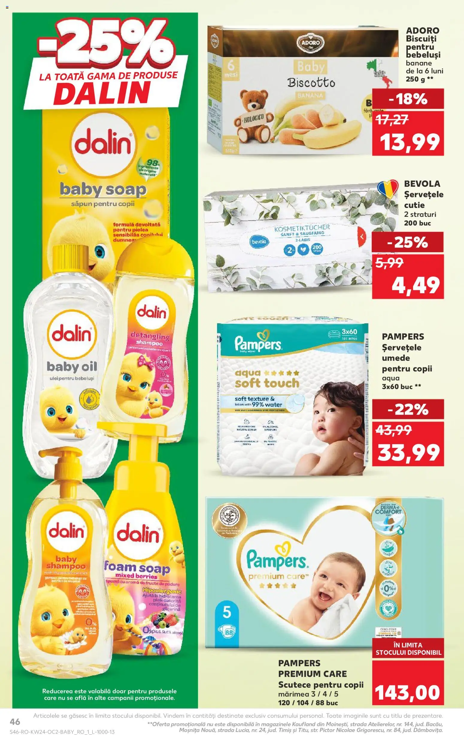 Noul catalog Kaufland – valabil de la 10.06.2026 | Pagină: 46 | Produse: Pirinç gevreği, Săpun, Șervețele umede, Fructe