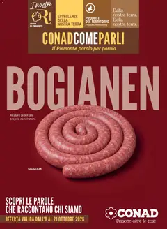 Anteprima del volantino Conad volantino Localismo Piemonte valido a partire dal 08/10/2026