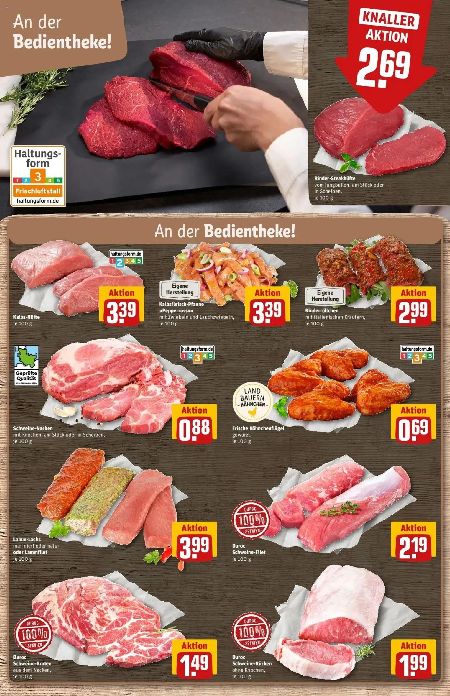 REWE Prospekt ab 12.10.2026 zum Blättern » Angebote | Seite: 6 | Produkte: Schweinenacken, Schweinefilet, Zwiebeln, Schweinerucken