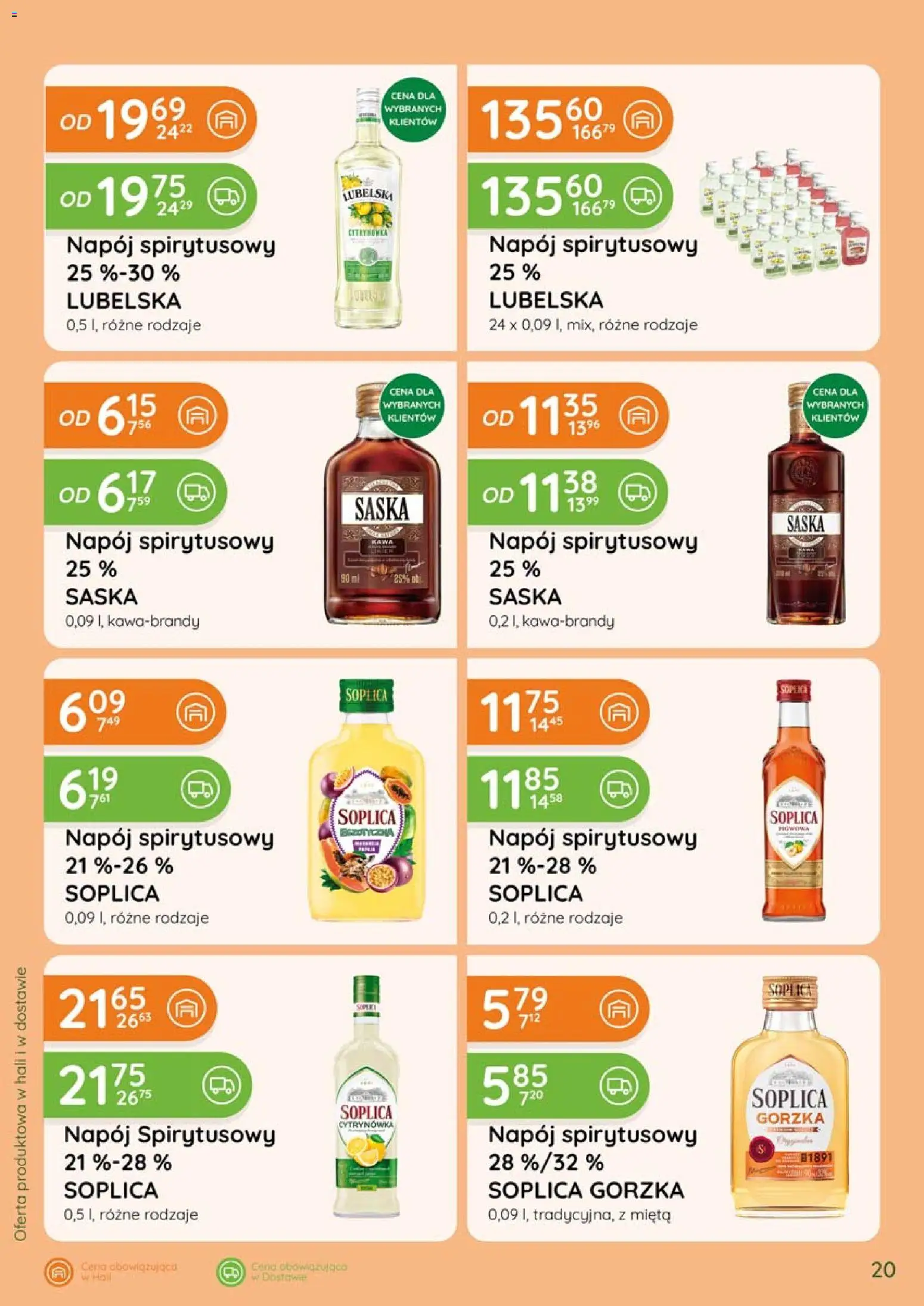 Eurocash gazetka - Katalog Alkoholowy od 01.09.2026 | Strona: 20 | Produkty: Soplica, Mięta, Kawa