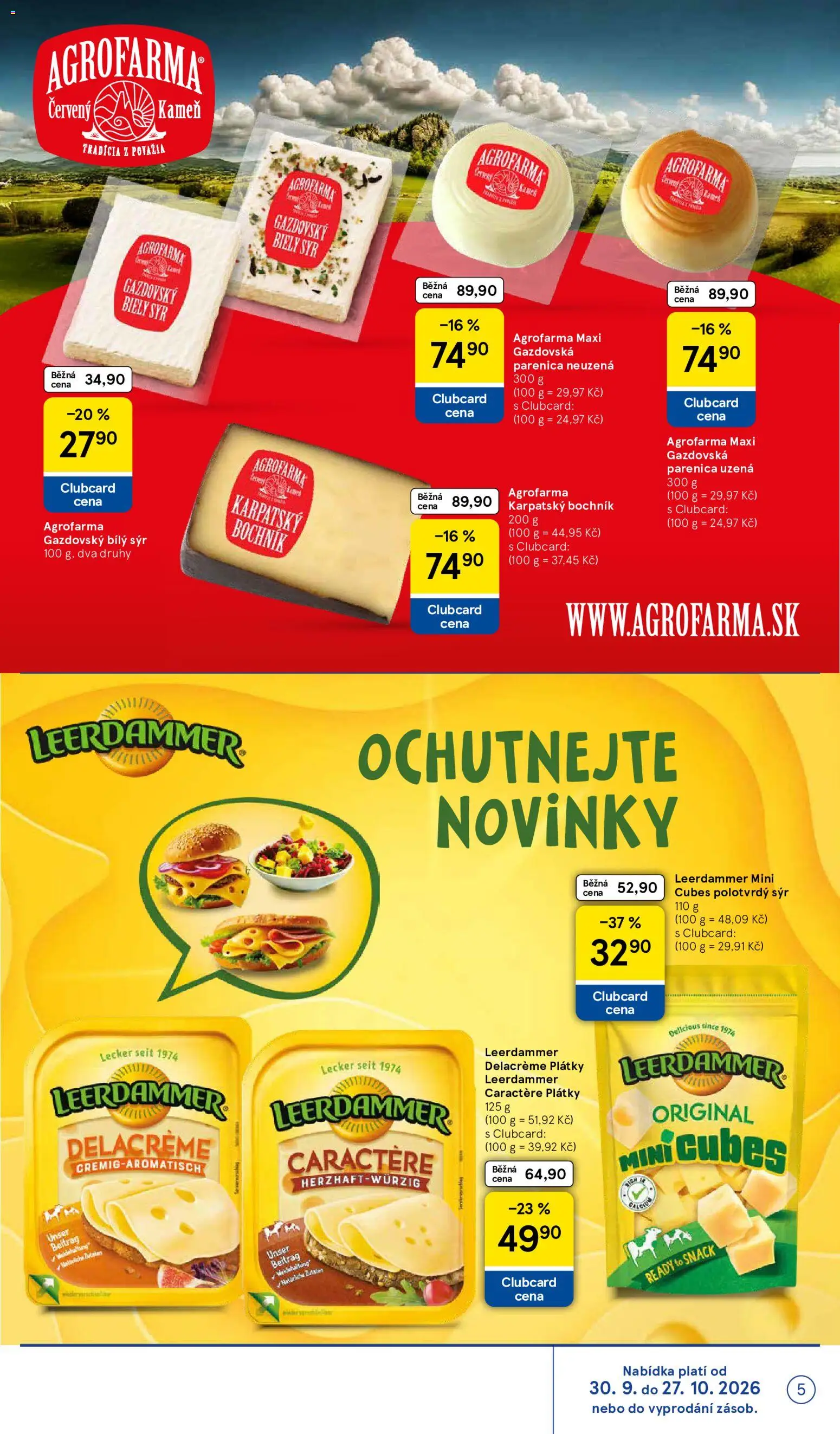 Tesco leták - Značky, které máte rádi od 30.09.2026 | Strana: 5