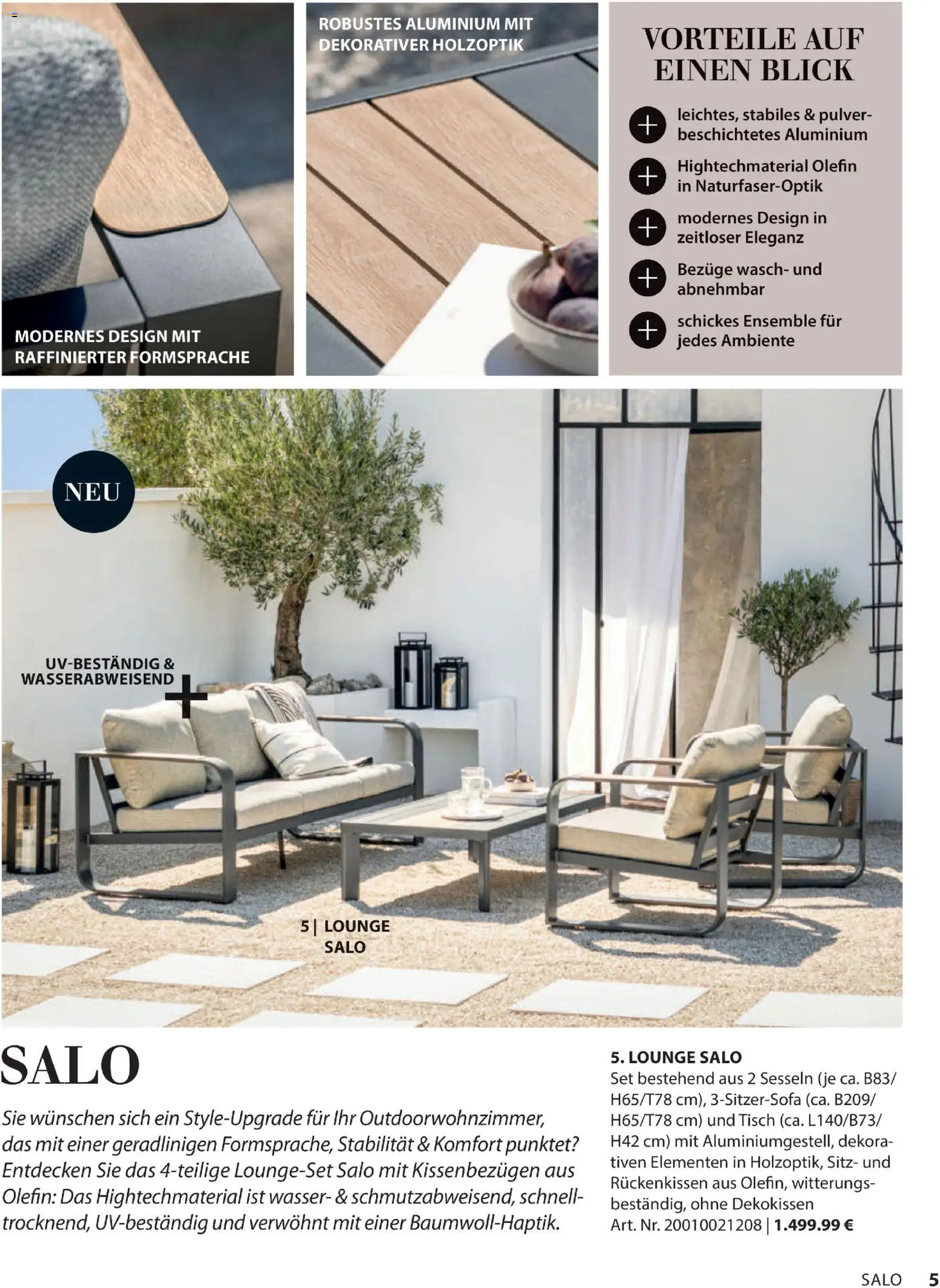 Dehner Gartenmöbel Trends 2026 – gültig ab 29.01.2026 | Seite: 5 | Produkte: Tisch, Wasser