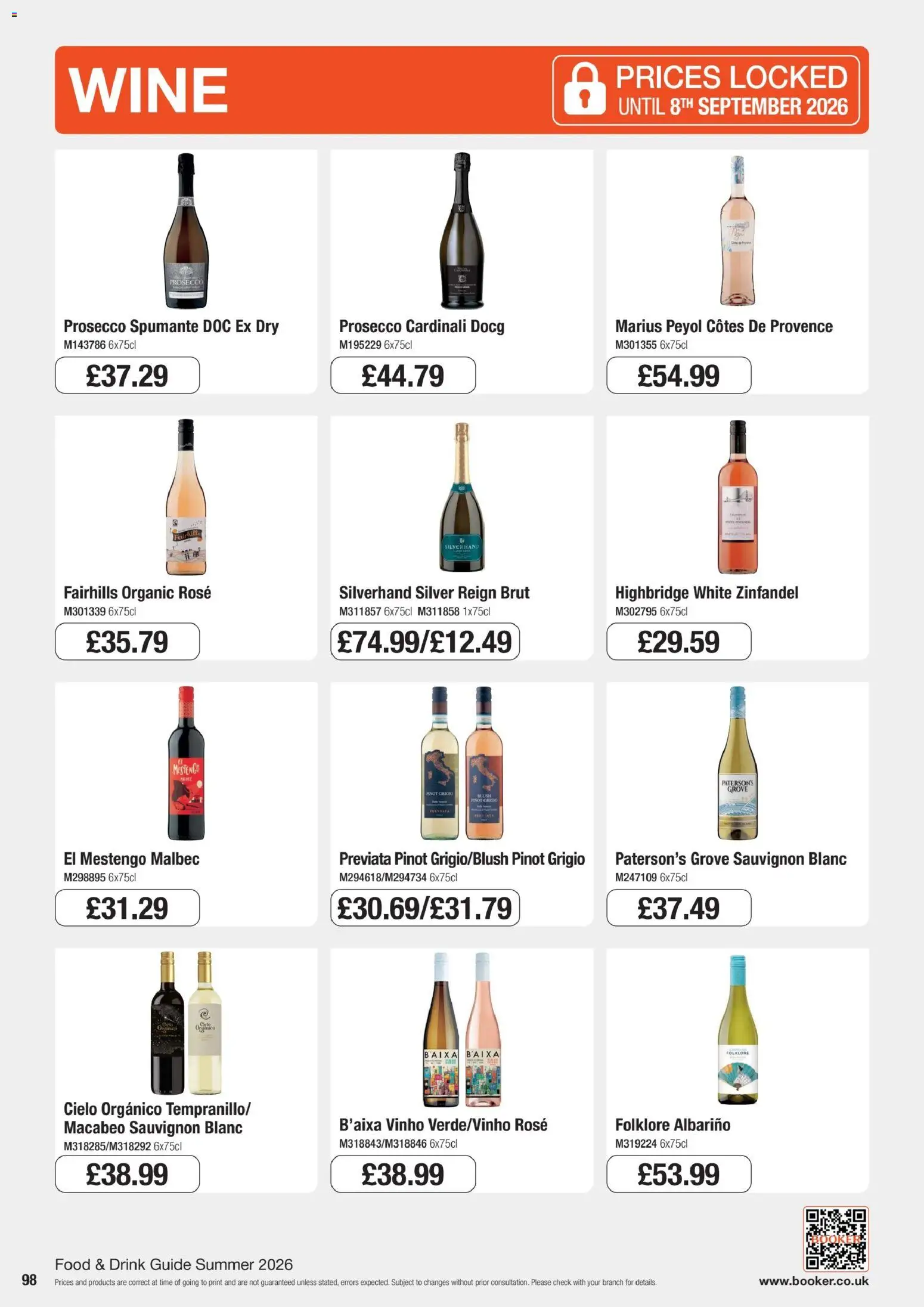 {H1} | Page: 98 | Products: Prosecco, Wine
