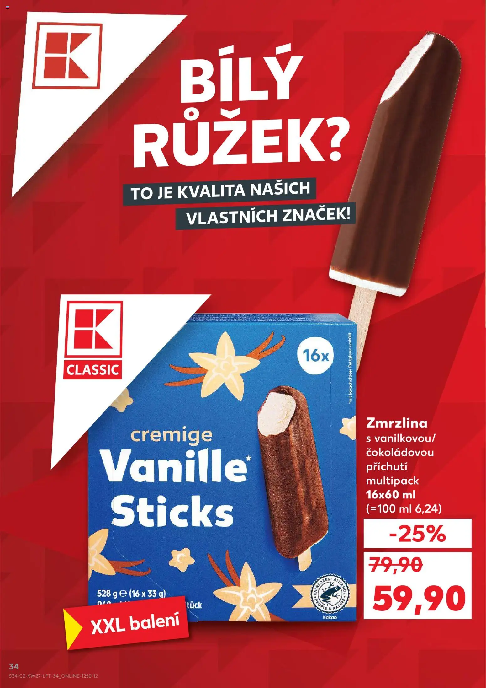 Kaufland leták - Liberec od 01.07.2026 | Strana: 34 | Produkty: Zmrzlina, Kakao