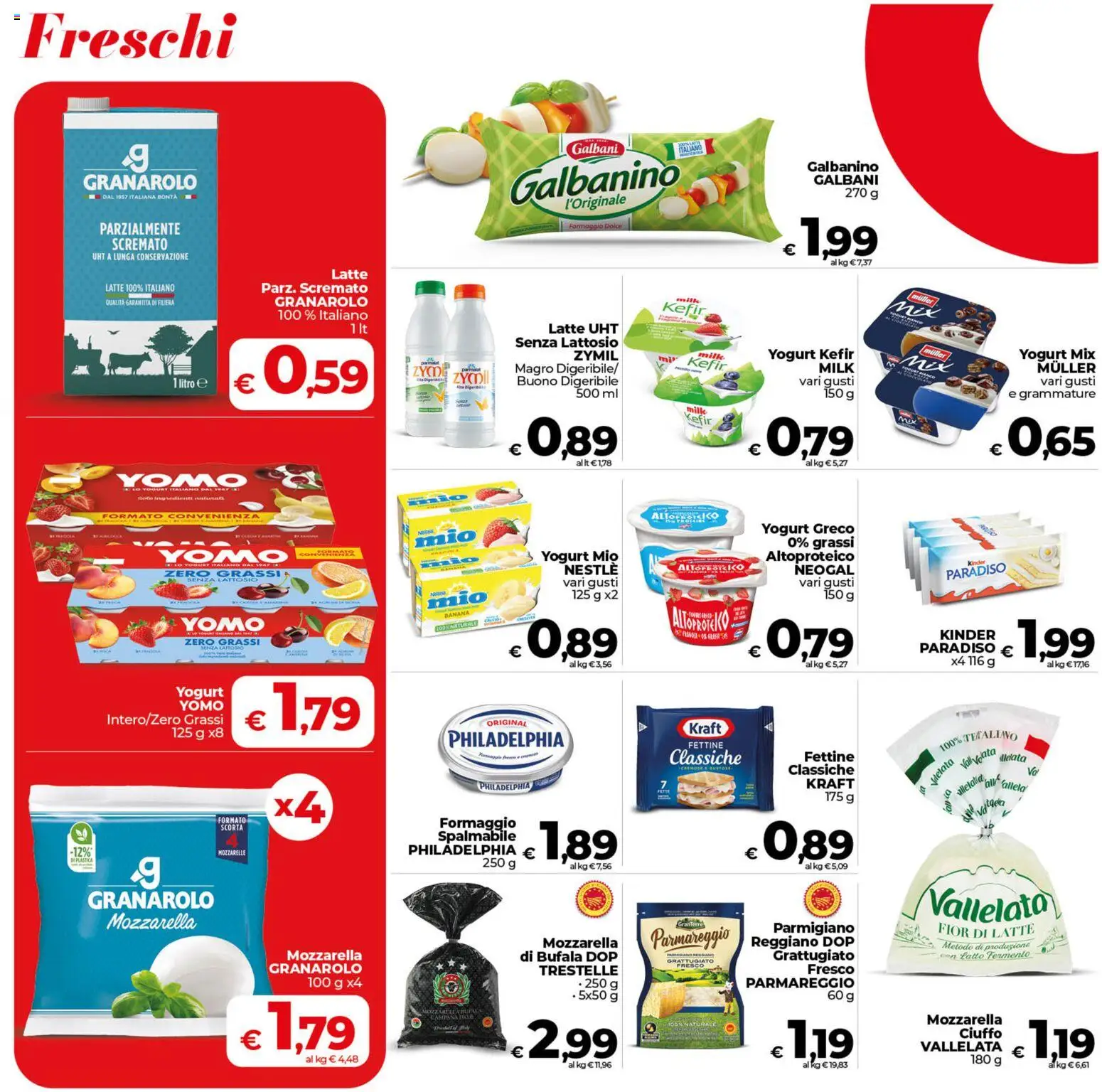 Volantino COOP del 30/07/2026 | Pagina: 14 | Prodotti: Yogurt greco, Yogurt, Latte, Formaggio