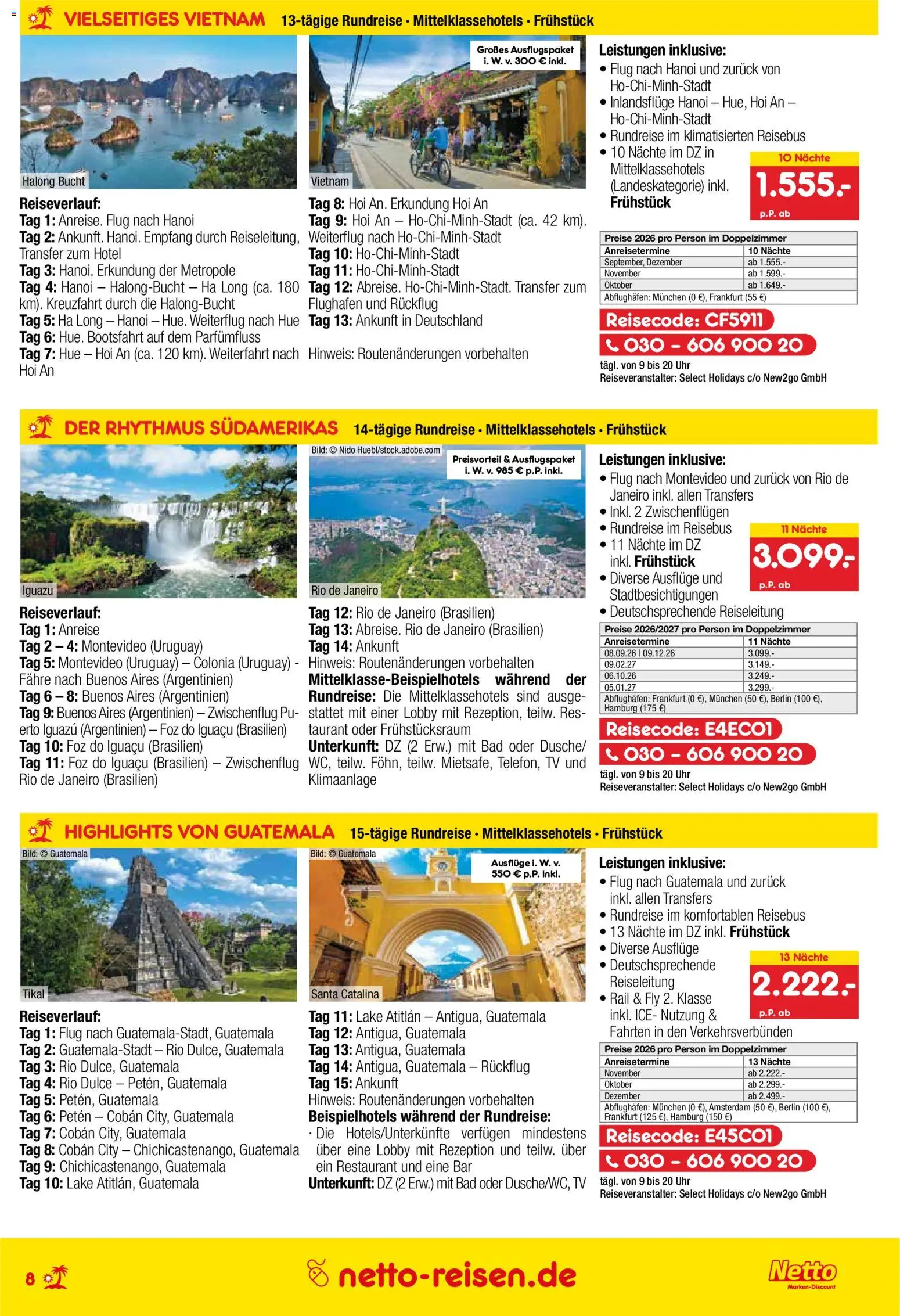 Netto Reisen Prospekt 	 – gültig ab 28.05.2026 | Seite: 8
