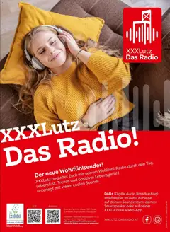 XXXLutz Das Radio ab 13.10.2026 gültig