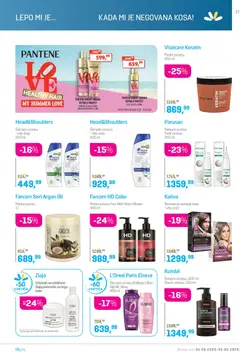 Lilly drogerie katalog - pregled Lilly drogerie kataloga - važi od 01.06.2026 | Strana: 27 | Proizvode: Šampon, Maska za kosu, Ulje za kosu, Ulje