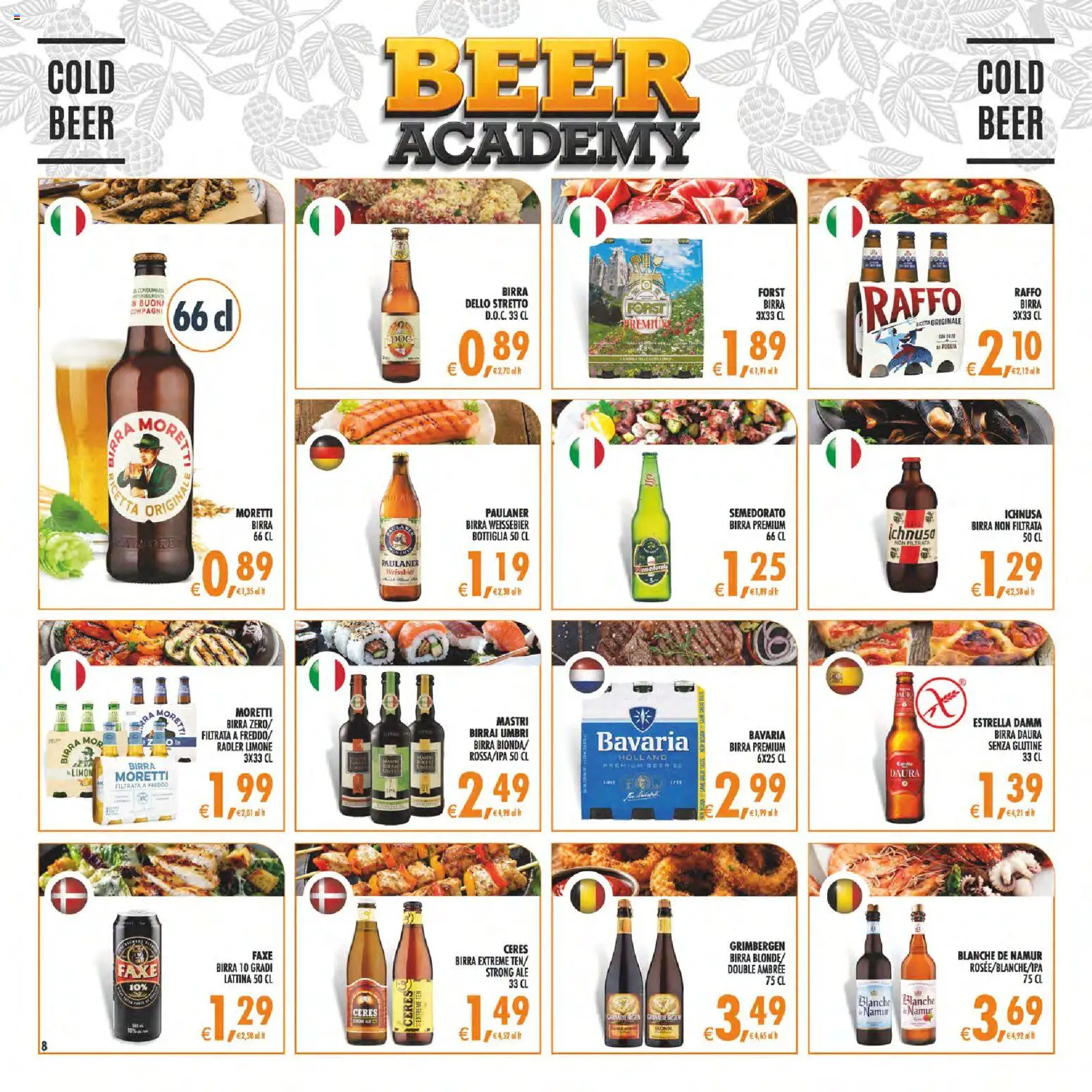 Volantino Decò del 11/08/2026 | Pagina: 9 | Prodotti: Birra Forst, Ceres, Radler, Bottiglia