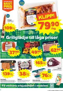 Stora Coop erbjudanden - Förhandsvisning av reklamblad från butik Stora Coop aktuell från 29/06/2026 | Sida: 2 | Produkter: Grill, Kycklingfile, Chili, Chorizo