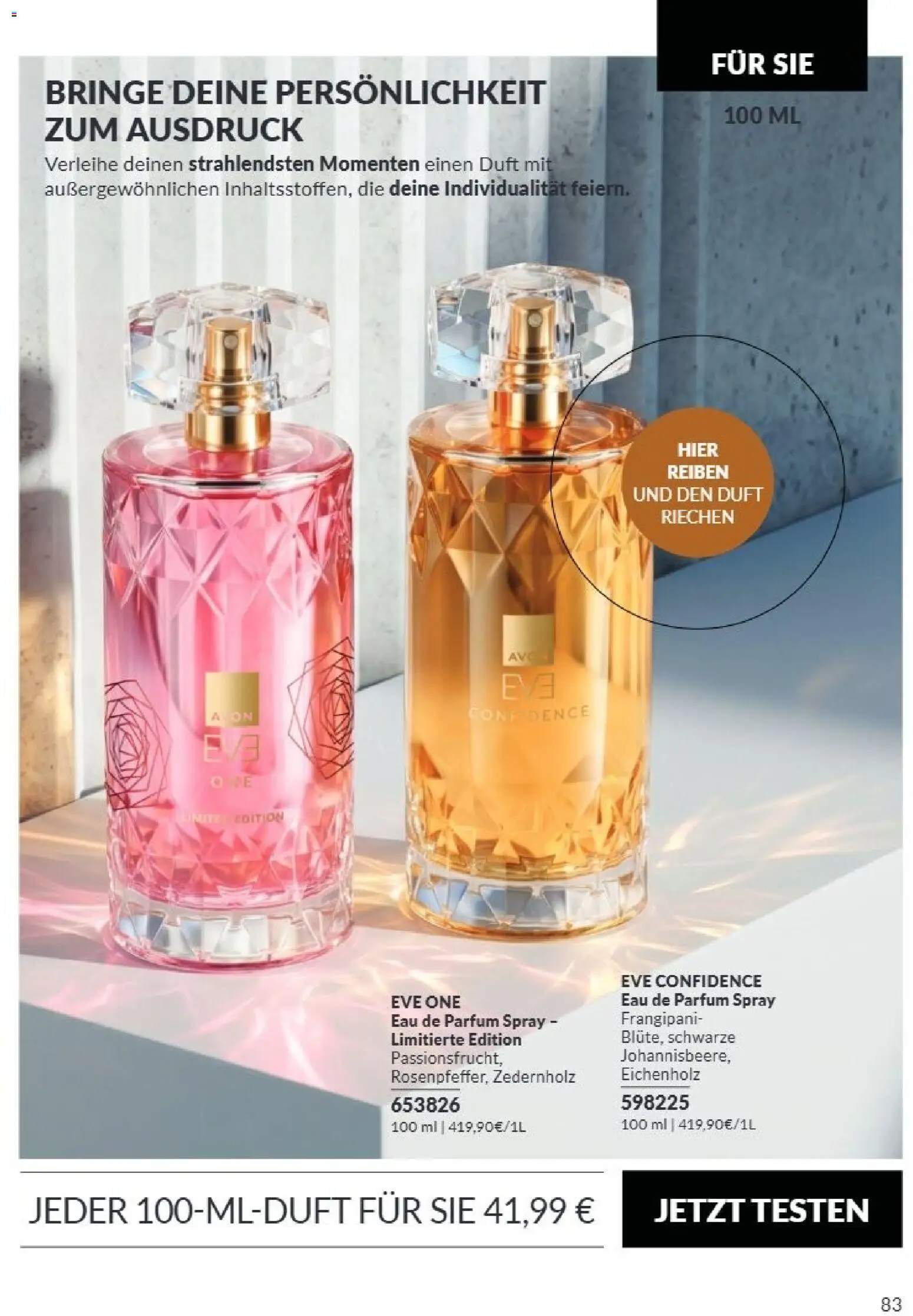AVON Katalog September 2026 – gültig ab 01.09.2026 | Seite: 79 | Produkte: Parfüm, Duft, Eau de Parfum