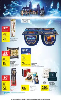 Carrefour - Prévisualisation de Baguette Magique en Chocolat HARRY POTTER, Au lait, 42 g. valide à partir de 13/10/2026 | Page: 71 | Produits: Tablette, Crème dessert, Chocolat noir, Brosse