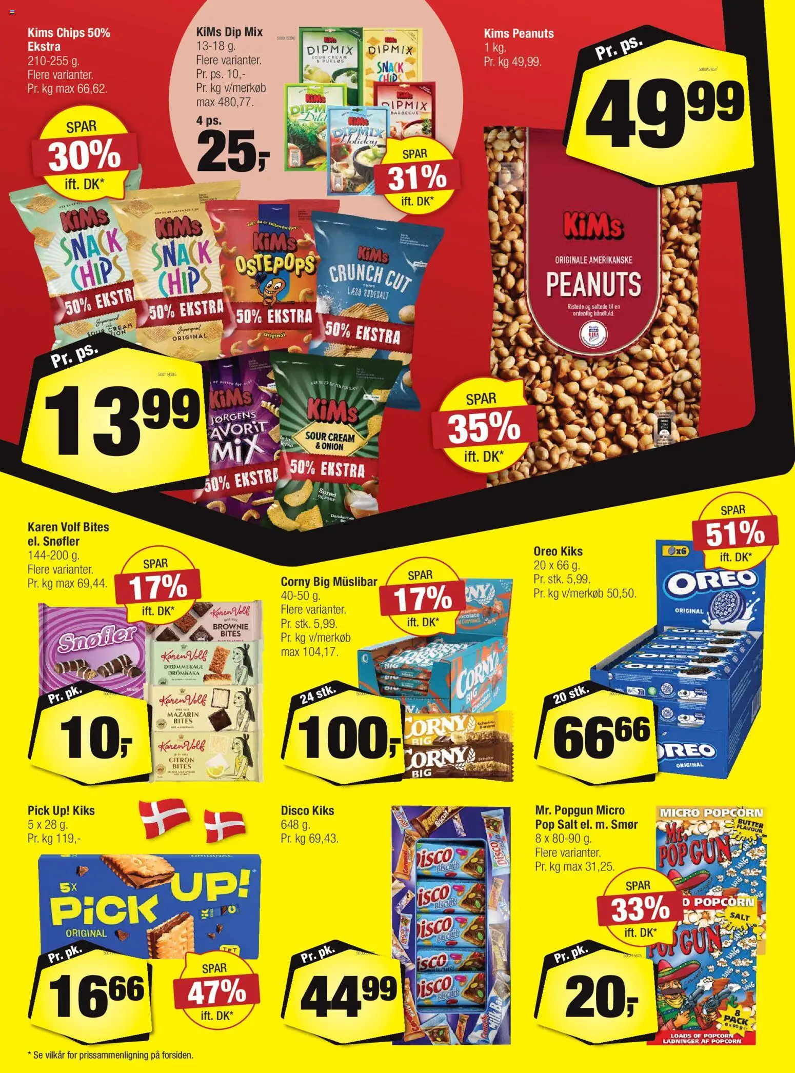 Calle tilbudsavis – gyldig fra 19/08/2026 | Side: 11 | Produkter: Chips, Popcorn, Salt, Oreo